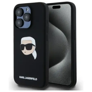 Kup Karl Lagerfeld KLHMP15XSKHPPLK Apple iPhone 15 Pro Max kemény tok Szilikon Karl Fej Nyomtatás MagSafe fekete - KLD21852 - {ean13} - Sklep Home Screen