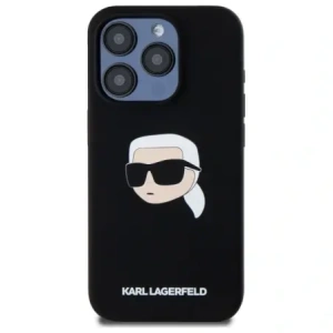 Kup Karl Lagerfeld KLHMP15XSKHPPLK Apple iPhone 15 Pro Max Hartschale Silikon Karl Kopf Druck MagSafe schwarz - KLD21852 - {ean13} - Sklep Home Screen