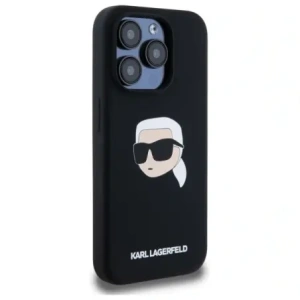 Kup Karl Lagerfeld KLHMP15XSKHPPLK Apple iPhone 15 Pro Max Hartschale Silikon Karl Kopf Druck MagSafe schwarz - KLD21852 - {ean13} - Sklep Home Screen