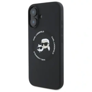 Kup Karl Lagerfeld KLHMP16SSKCHTCK Apple iPhone 16 kemény tok Szilikon Karl&Choupette Fejek MagSafe fekete - KLD21853 - {ean13} - Sklep Home Screen