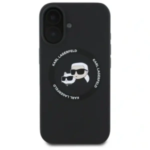 Kup Karl Lagerfeld KLHMP16SSKCHTCK Apple iPhone 16 kemény tok Szilikon Karl&Choupette Fejek MagSafe fekete - KLD21853 - {ean13} - Sklep Home Screen