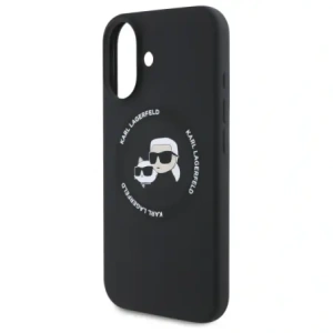 Kup Karl Lagerfeld KLHMP16SSKCHTCK Apple iPhone 16 kemény tok Szilikon Karl&Choupette Fejek MagSafe fekete - KLD21853 - {ean13} - Sklep Home Screen
