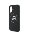 Kup Etui Karl Lagerfeld KLHMP16SSKCHTCK Apple iPhone 16 hardcase Silicone Karl&Choupette Heads MagSafe czarny/black - KLD21853 - {ean13} - Sklep Home Screen