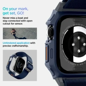 Kup Etui Spigen Lite Fit Pro Apple Watch 10 46mm Navy Blue - SPN16583 - {ean13} - Sklep Home Screen