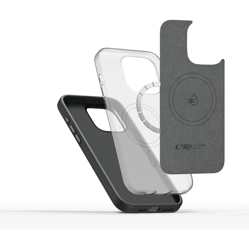 Etui Tech-Protect Silicone Pure MagSafe Apple iPhone 15 Pro Clay