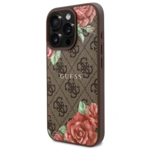 Kup Etui Guess GUHMP16LP4ROPEMCW Apple iPhone 16 Pro hardcase 4G Flowers Print MagSafe brązowy/brown - GUE4217 - {ean13} - Sklep Home Screen