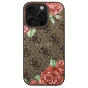 Kup Etui Guess GUHMP16LP4ROPEMCW Apple iPhone 16 Pro hardcase 4G Flowers Print MagSafe brązowy/brown - GUE4217 - {ean13} - Sklep Home Screen