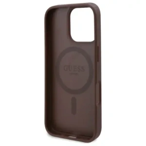 Kup Etui Guess GUHMP16LP4ROPEMCW Apple iPhone 16 Pro hardcase 4G Flowers Print MagSafe brązowy/brown - GUE4217 - {ean13} - Sklep Home Screen