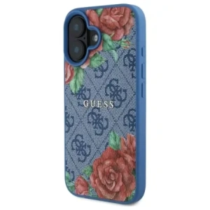 Kup Guess GUHMP16SP4ROPEMCB Apple iPhone 16 kemény tok 4G Virágmintás MagSafe kék - GUE4218 - {ean13} - Sklep Home Screen