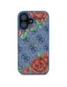 Kup Guess GUHMP16SP4ROPEMCB Apple iPhone 16 husă dură 4G Imprimare flori MagSafe albastru - GUE4218 - {ean13} - Sklep Home Screen