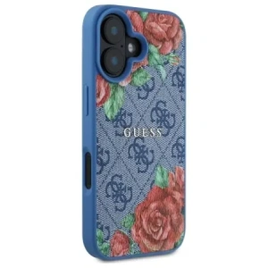 Kup Guess GUHMP16SP4ROPEMCB Apple iPhone 16 kemény tok 4G Virágmintás MagSafe kék - GUE4218 - {ean13} - Sklep Home Screen