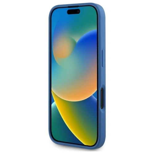 Kup Guess GUHMP16SP4ROPEMCB Apple iPhone 16 husă dură 4G Imprimare flori MagSafe albastru - GUE4218 - {ean13} - Sklep Home Screen