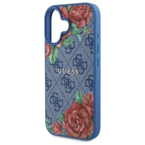 Kup Etui Guess GUHMP16SP4ROPEMCB Apple iPhone 16 hardcase 4G Flowers Print MagSafe niebieski/blue - GUE4218 - {ean13} - Sklep Home Screen