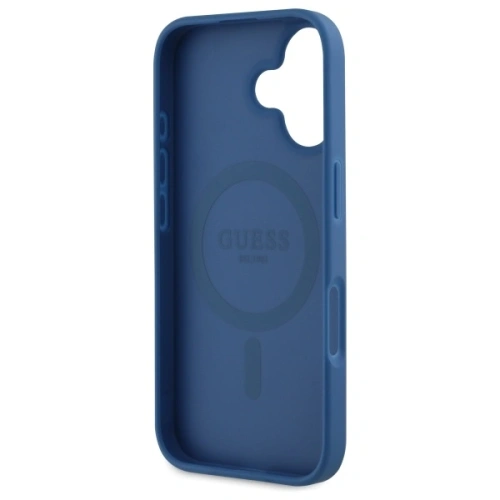 Kup Guess GUHMP16SP4ROPEMCB Apple iPhone 16 husă dură 4G Imprimare flori MagSafe albastru - GUE4218 - {ean13} - Sklep Home Screen