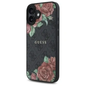 Kup Etui Guess GUHMP16SP4ROPEMCK Apple iPhone 16 hardcase 4G Flowers Print MagSafe czarny/black - GUE4219 - {ean13} - Sklep Home Screen