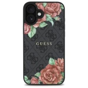 Kup Etui Guess GUHMP16SP4ROPEMCK Apple iPhone 16 hardcase 4G Flowers Print MagSafe czarny/black - GUE4219 - {ean13} - Sklep Home Screen