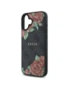 Kup Guess GUHMP16SP4ROPEMCK Apple iPhone 16 hardcase 4G Flori Imprimare MagSafe negru - GUE4219 - {ean13} - Sklep Home Screen