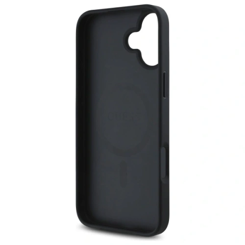 Kup Guess GUHMP16SP4ROPEMCK Apple iPhone 16 hardcase 4G Flori Imprimare MagSafe negru - GUE4219 - {ean13} - Sklep Home Screen