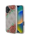 Buy Guess GUHMP16SP4ROPEMCP Apple iPhone 16 hardcase 4G Flowers Print MagSafe pink - GUE4220 - {ean13} - Home Screen Store Europe