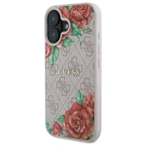 Kup Guess GUHMP16SP4ROPEMCP Apple iPhone 16 kemény tok 4G Virágmintás MagSafe rózsaszín - GUE4220 - {ean13} - Sklep Home Screen