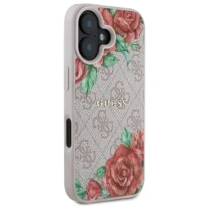 Kup Guess GUHMP16SP4ROPEMCP Apple iPhone 16 kemény tok 4G Virágmintás MagSafe rózsaszín - GUE4220 - {ean13} - Sklep Home Screen