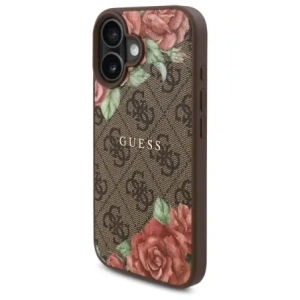 Kup Etui Guess GUHMP16SP4ROPEMCW Apple iPhone 16 hardcase 4G Flowers Print MagSafe brązowy/brown - GUE4221 - {ean13} - Sklep Home Screen