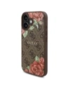 Kup Guess GUHMP16SP4ROPEMCW Apple iPhone 16 Hartschale 4G Blumenmuster MagSafe braun - GUE4221 - {ean13} - Sklep Home Screen