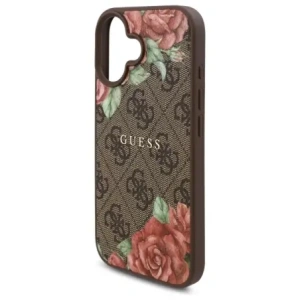 Kup Guess GUHMP16SP4ROPEMCW Apple iPhone 16 kemény tok 4G Virágmintás MagSafe barna - GUE4221 - {ean13} - Sklep Home Screen
