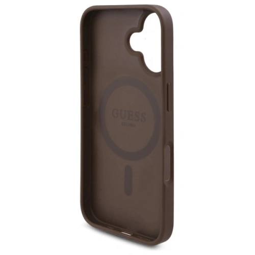 Kup Guess GUHMP16SP4ROPEMCW Apple iPhone 16 kemény tok 4G Virágmintás MagSafe barna - GUE4221 - {ean13} - Sklep Home Screen