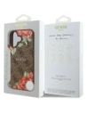 Kup Etui Guess GUHMP16SP4ROPEMCW Apple iPhone 16 hardcase 4G Flowers Print MagSafe hnědý/brown - GUE4221 - {ean13} - Sklep Home Screen