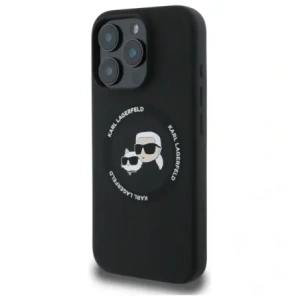 Kup Karl Lagerfeld KLHMP16XSKCHTCK Apple iPhone 16 Pro Max carcasă din silicon Karl&Choupette Heads MagSafe neagră - KLD21854 - {ean13} - Sklep Home Screen