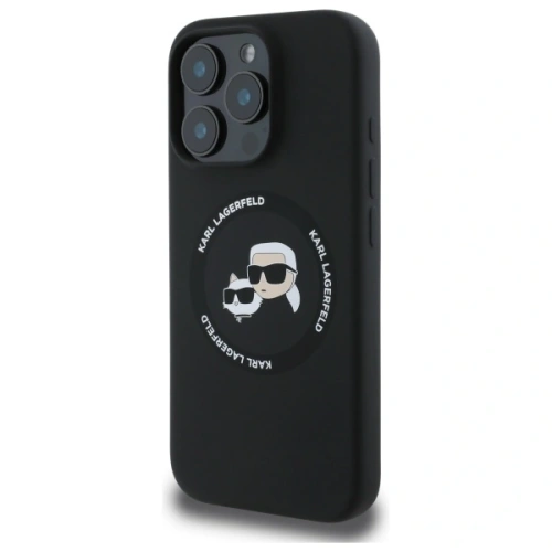 Kup Karl Lagerfeld KLHMP16XSKCHTCK Apple iPhone 16 Pro Max kemény tok szilikon Karl&Choupette fej mintával MagSafe fekete - KLD21854 - {ean13} - Sklep Home Screen