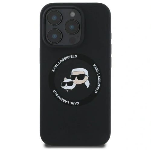 Kup Karl Lagerfeld KLHMP16XSKCHTCK Apple iPhone 16 Pro Max kemény tok szilikon Karl&Choupette fej mintával MagSafe fekete - KLD21854 - {ean13} - Sklep Home Screen