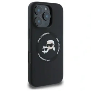 Kup Etui Karl Lagerfeld KLHMP16XSKCHTCK Apple iPhone 16 Pro Max hardcase Silicone Karl&Choupette Heads MagSafe czarny/black - KLD21854 - {ean13} - Sklep Home Screen