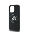 Buy Karl Lagerfeld KLHMP16XSKCHTCK Apple iPhone 16 Pro Max hardcase Silicone Karl&Choupette Heads MagSafe black - KLD21854 - {ean13} - Home Screen Store Europe