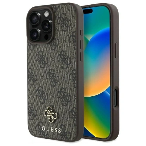 Kup Guess GUHMP16XP4SM4MW Apple iPhone 16 Pro Max Hartschale 4G Klein Klassisch MagSafe braun - GUE4225 - {ean13} - Sklep Home Screen