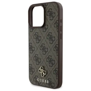 Buy Guess GUHMP16XP4SM4MW Apple iPhone 16 Pro Max hardcase 4G Small Classic MagSafe brown - GUE4225 - {ean13} - Home Screen Store Europe