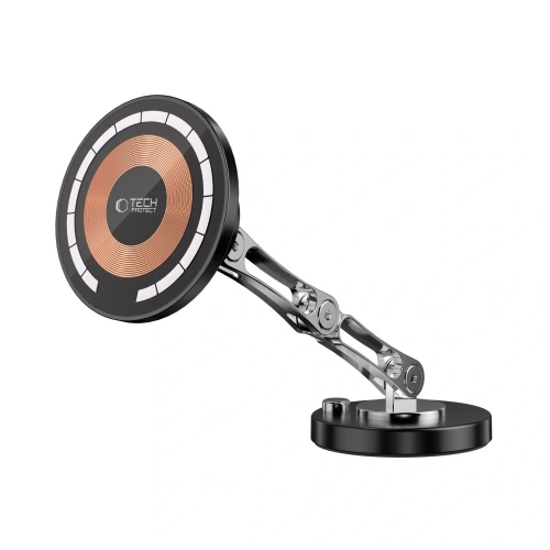 Kup Upevnění do auta na kokpit s nabíječkou + plechové destičky Tech-Protect MM15W-V8 Magnetic MagSafe Dashboard Car Mount Wireless Charger 15W Černá - THP3682 - {ean13} - Sklep Home Screen