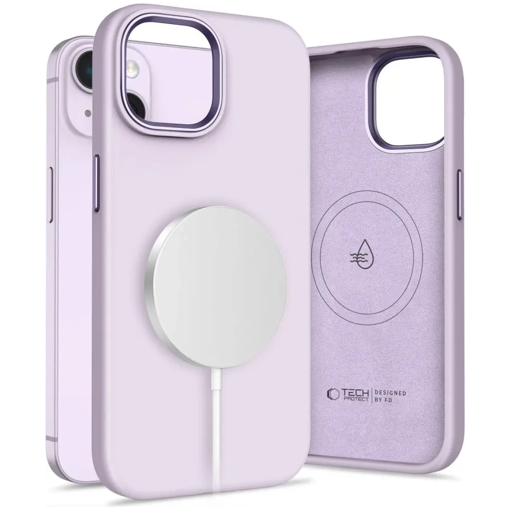 Etui Tech-Protect Silicone Pure MagSafe Apple iPhone 14 Mauve