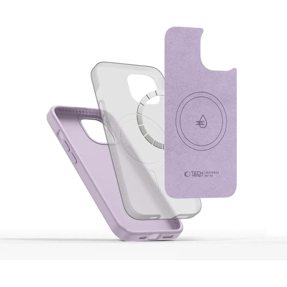 Etui Tech-Protect Silicone Pure MagSafe Apple iPhone 14 Mauve