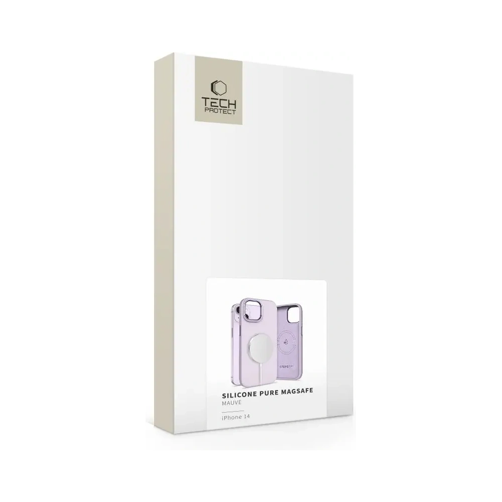Etui Tech-Protect Silicone Pure MagSafe Apple iPhone 14 Mauve