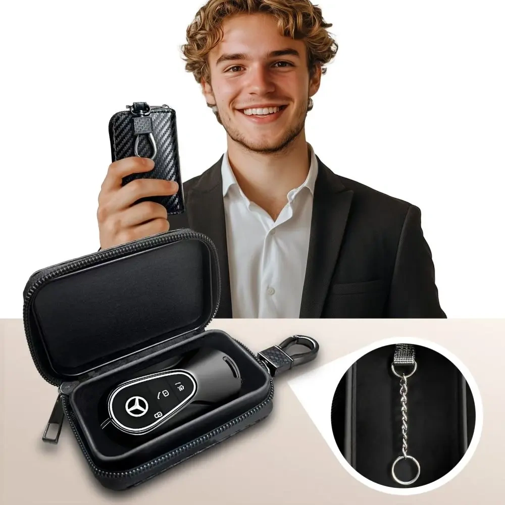 Klatka Faradaya Tech-Protect KLR300 Pouch Keyless RFID Signal Blocker Case Carbon