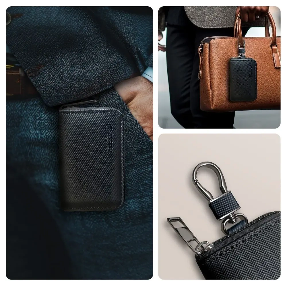 Klatka Faradaya Tech-Protect KLR300 Pouch Keyless RFID Signal Blocker Case Black