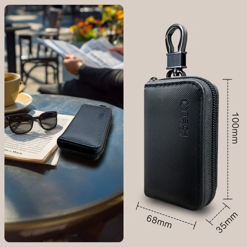 Buy Tech-Protect KLR300 faraday cage Pouch Keyless RFID Signal Blocker Case Black - THP3685 - {ean13} - Home Screen Store Europe