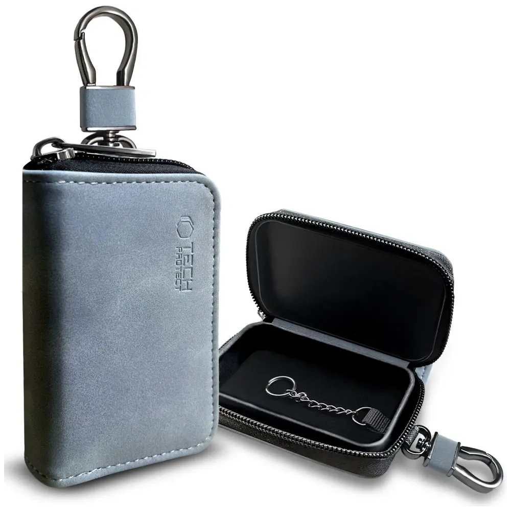 Klatka Faradaya Tech-Protect KLR300 Pouch Keyless RFID Signal Blocker Case Crayon Grey