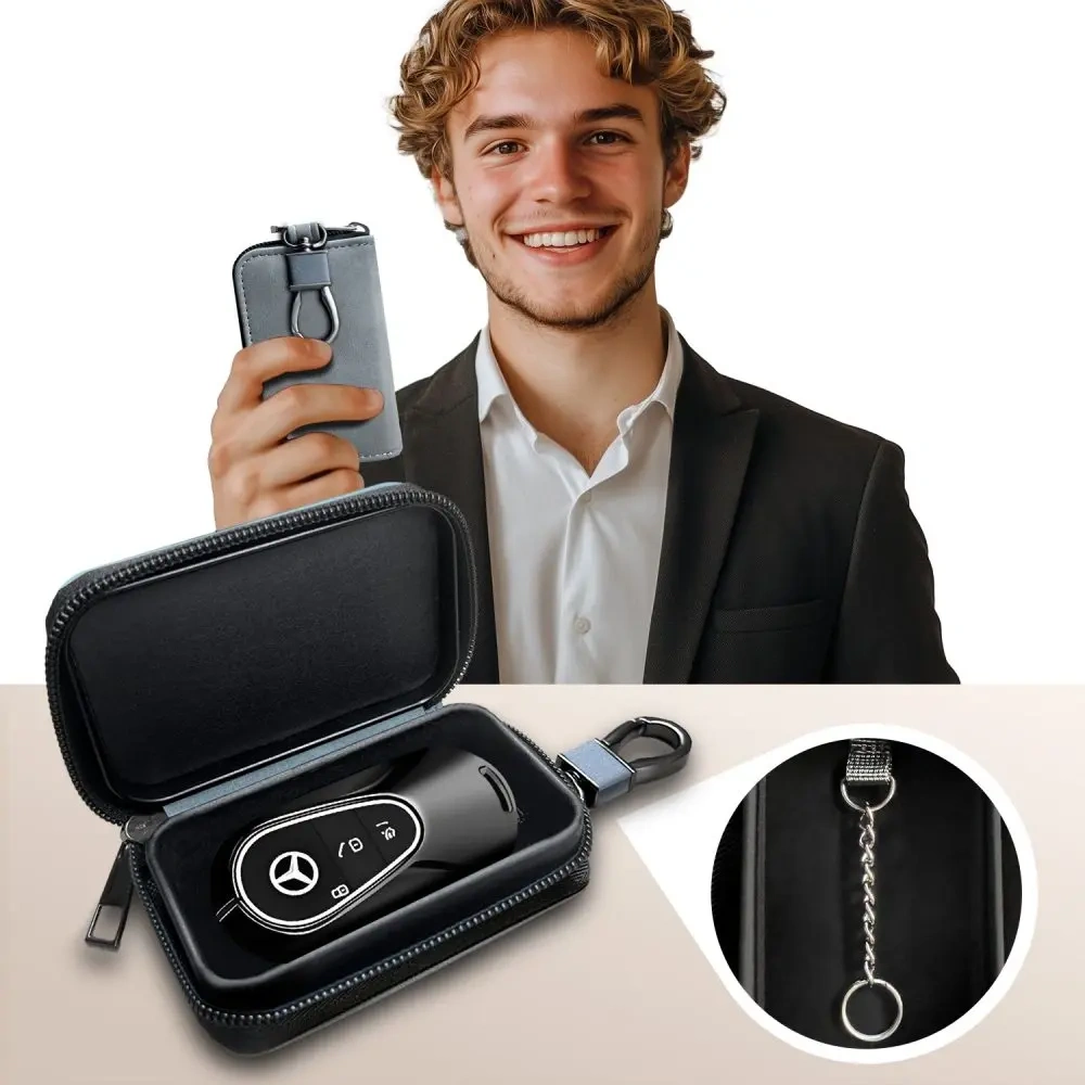 Klatka Faradaya Tech-Protect KLR300 Pouch Keyless RFID Signal Blocker Case Crayon Grey