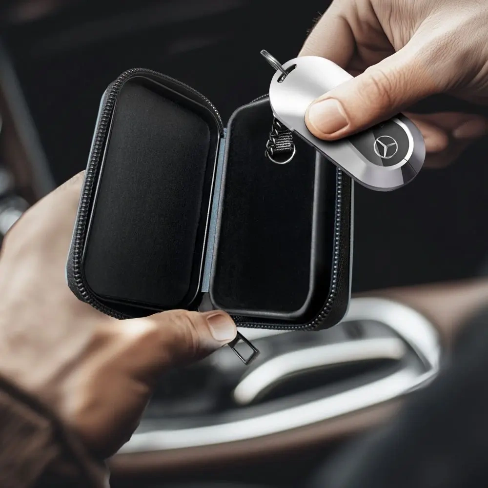 Klatka Faradaya Tech-Protect KLR300 Pouch Keyless RFID Signal Blocker Case Crayon Grey