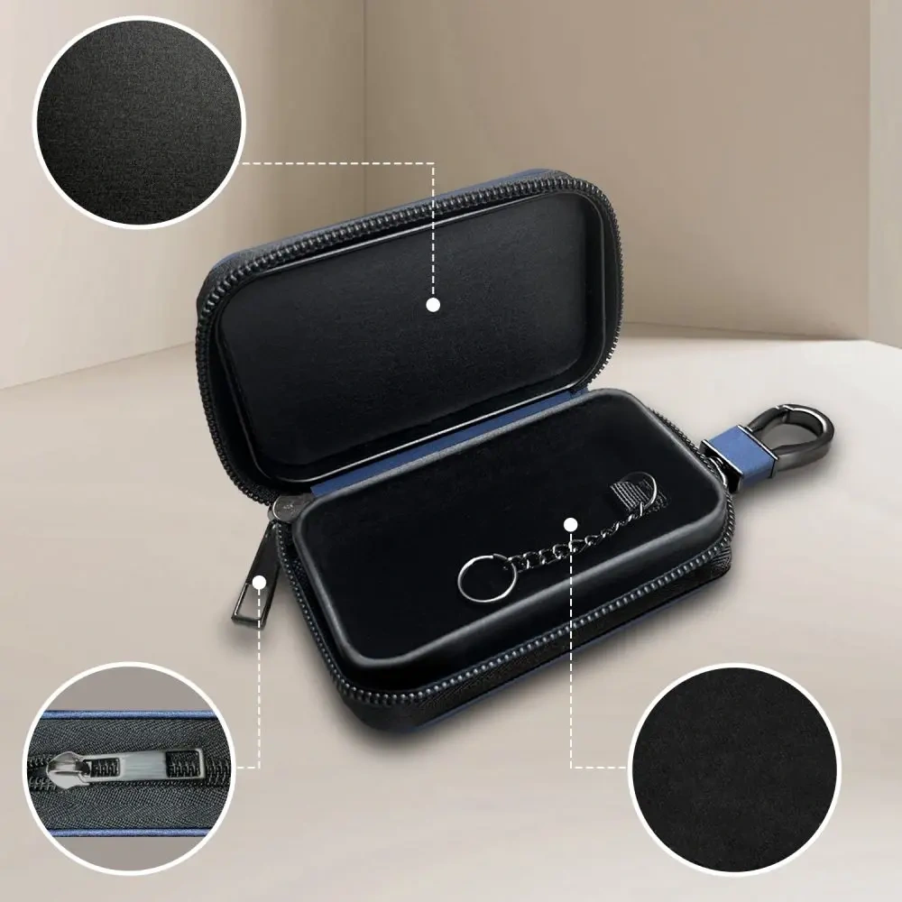 Klatka Faradaya Tech-Protect KLR300 Pouch Keyless RFID Signal Blocker Case Navy Blue