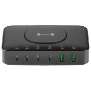 Kup 4smarts 7-in-1 Ladestation 100W mit kabellosem Laden schwarz-grau - 4SMR63 - {ean13} - Sklep Home Screen