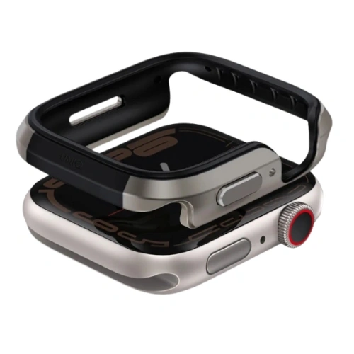 Kup Etui UNIQ Valencia Apple Watch Series 46mm srebrny/titanium silver - UNIQ1402 - {ean13} - Sklep Home Screen